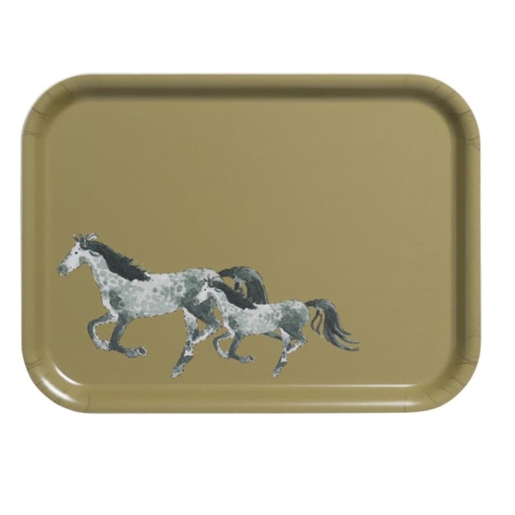 New‎ Horse Birchwood Small Tray Made in Sweden - Picture 1 of 2